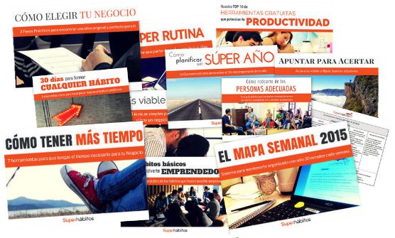 El Kit Gratuito de Superhabitos contiene más de 12 Guías Gratuitas Capturas del Kit Gratuito de Superhabitos